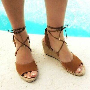 Romena handmade espadrilles wedge sandals